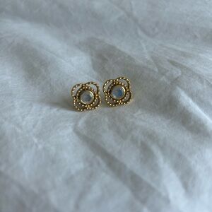 Julie Vos Loire Stud Earrings - Moonstone